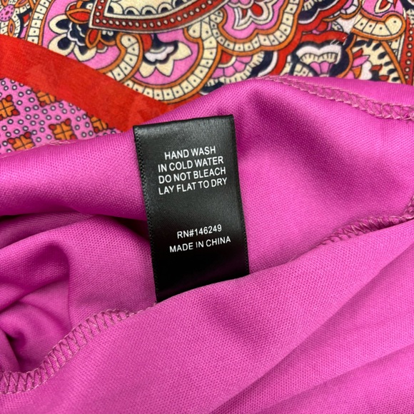 Boho Aakaa dress with patchwork design, size large - Picture 8 of 10